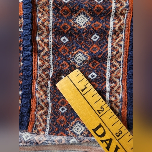 Lucky Brand Boho South Western Short Sleeve Tee sz L - Picture 10 of 13